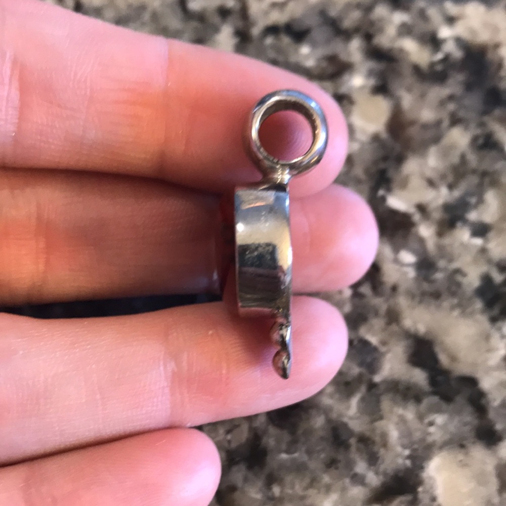 Red jasper pendant in sterling silver - Picture 2 of 5